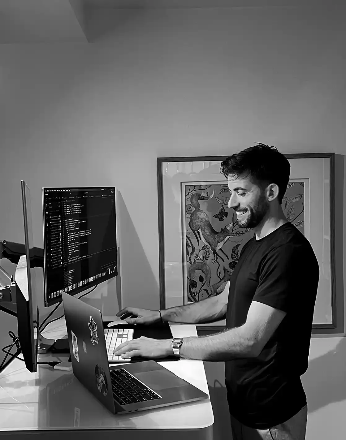 Office worker working